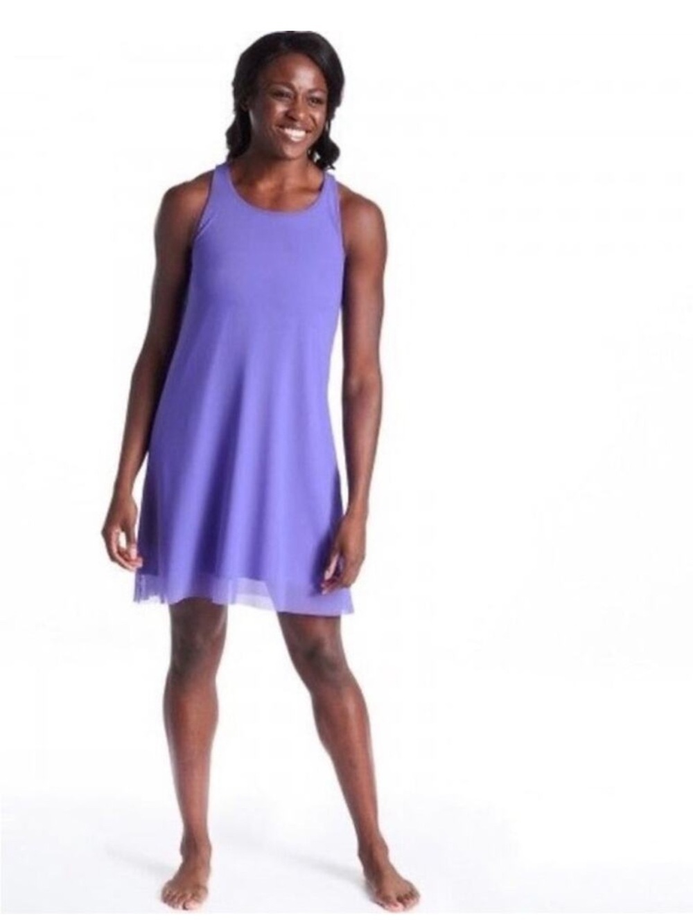 Oiselle Mio Mesh Sleeveless Purple Dress
Size 8 Sporty Resortwear Travel Comfy